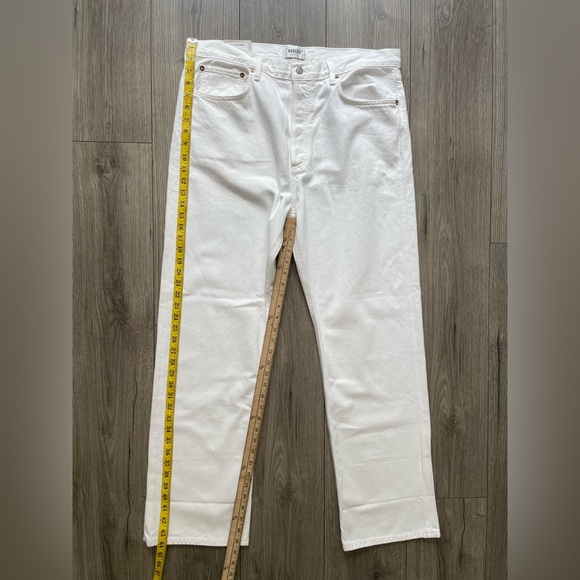 NWT AGOLDE Fran Low Slung Straight Jeans in Milkshake Size‎ 31 - Picture 8 of 14